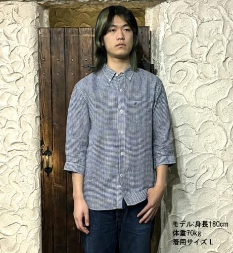 楽天市場】フィナモレ リネン シャツ チェックの通販