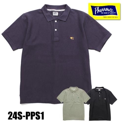 フェローズ Pherrow's ポロシャツ 24S-PPS1 半袖 コットン