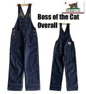 TCBJEANS TCBジーンズ オーバーオール Boss of the Cat Overall 10.2 