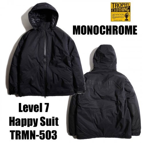 トロフィークロージング TROPHY CLOTHING TRMN-503 MONOCHROME Level 7 Happy Suit プリマロフト  ナイロン 撥水 アウター バイカー メンズ 日本製 - 京都のアメカジ通販ラグタイム【スマフォ用】