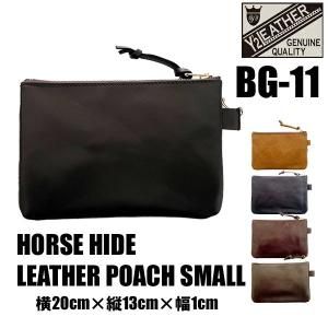 Y'2 LEATHER ワイツーレザー BG-11 レザーポーチ HORSE HIDE