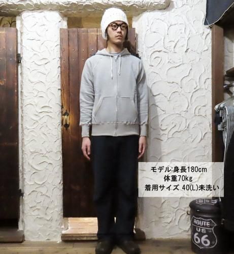 ウエアハウス WAREHOUSE フードスウェット Lot 496「FULL ZIP