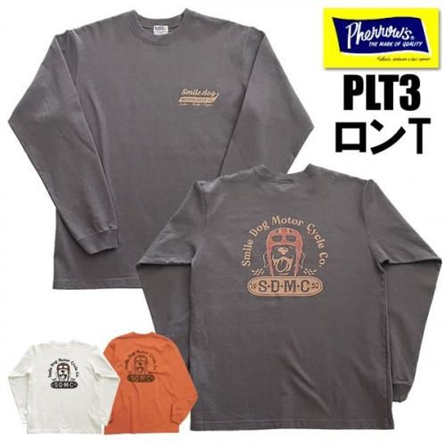 フェローズ Pherrow's ロンT 25S-PLT3 ロゴ プリント 長袖 T