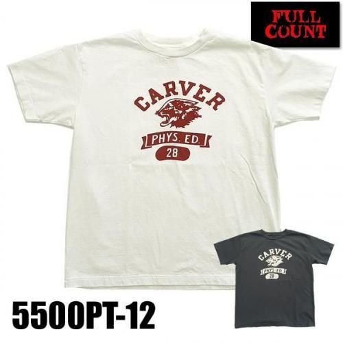 フルカウント FULL COUNT Tシャツ 5500PT-12 CARVER 半袖