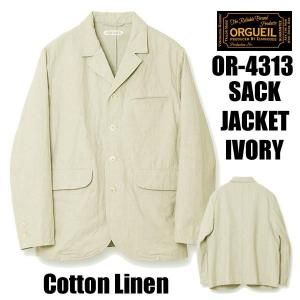 ORGUEIL サックジャケット OR-4313 リネン クラシック ワーク オルゲイユ ORGUEIL サックジャケット OR-4313 Cotton Linen