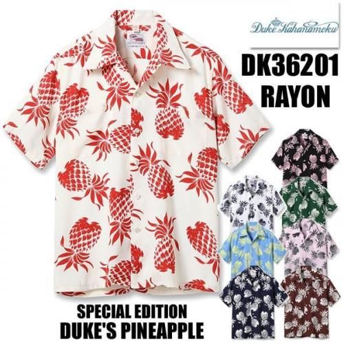 デューク・カハナモク DUKE KAHANAMOKU アロハシャツ DK36201