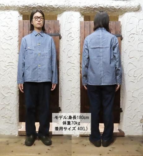 ウエアハウス WAREHOUSE カバーオール Lot 2195 INDIGO PINCHECK