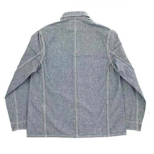 ウエアハウス WAREHOUSE カバーオール Lot 2195 INDIGO PINCHECK
