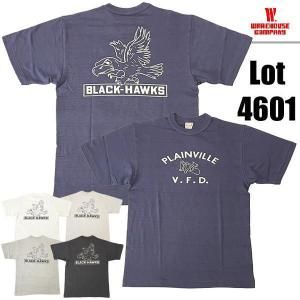 WAREHOUSE Lot 4601 Tシャツ ウエアハウス WAREHOUSE Tシャツ Lot 4601 PLAINVILLE 半袖