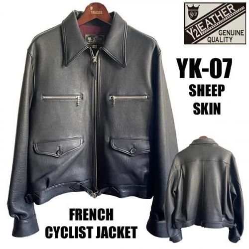 【新品未使用】約定価約15万CYCLAS ラムレザージャケット 予約2025年秋冬入荷予定】 Y'2 LEATHER ワイツーレザー