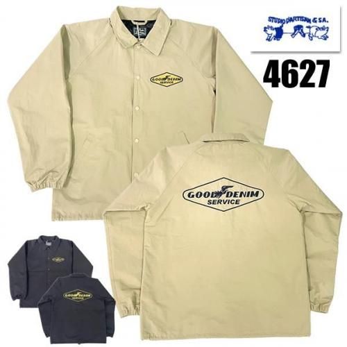 STUDIO D'ARTISAN コーチジャケット アメカジ カーキ 38 ステュディオ・ダルチザン STUDIO D'ARTISAN コーチジャケット