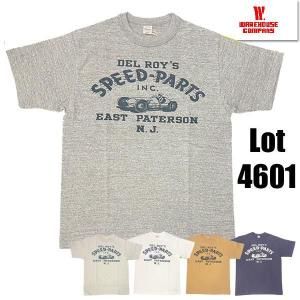 ウエアハウス WAREHOUSE Tシャツ Lot 4601 SPEED-PARTS 半袖 車