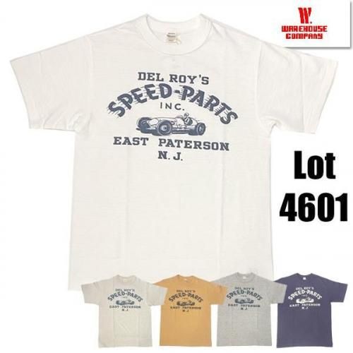 未使用 L WAREHOUSE ウエアハウス 4601 SPEED-PARTS 楽天市場】ウエアハウス（WAREHOUSE）Tシャツ 4601 SPEED-PARTS