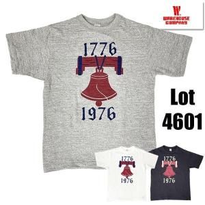 未使用 Lサイズ WAREHOUSE ウエアハウス 4601 1776 WAREHOUSE ウエアハウス 半袖 Tシャツ Lot 4601 