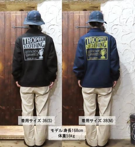 ジャケット・アウター TROPHY CLOTHING Box Logo Warm Up Jacket トロフィークロージング TROPHY CLOTHING コーチジャケット