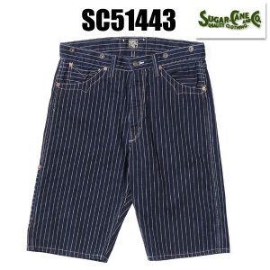 シュガーケーン SUGAR CANE ショートパンツ SC51443 ウォバッシュストライプ ショーツ フィクションロマンス 9oz ワーク  ショーパン 短パン アメカジ メンズ 東洋 春夏 - 京都のアメカジ通販ラグタイム【スマフォ用】