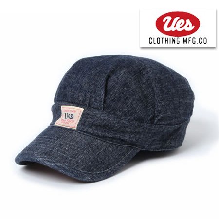 UES ウエス ワークキャップ 82W デニム 帽子 CAP アメカジ 定番