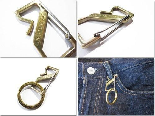 レターパックライト8個まで対応) UES ウエス Z-HOOK 真鍮Zフック