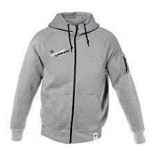 UNIHOC Hood Zip Atlanta grey melange